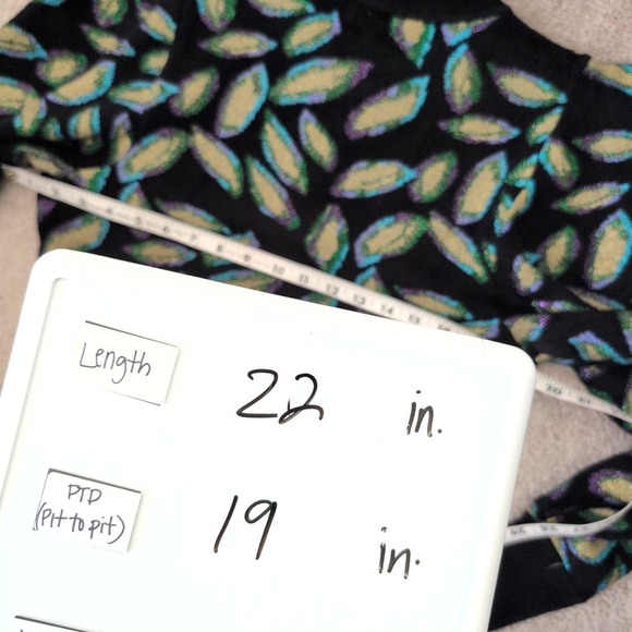 RONNY KOBO Black Leaf Statement Sweater Puff Shoulder Metallic Sparkle Small - Picture 2 of 9